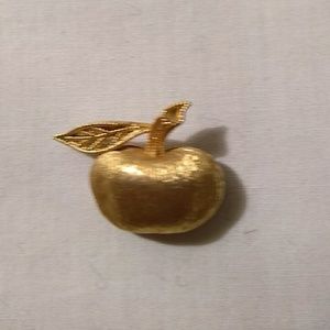Trifari Vintage 1950"s Apple Brooch